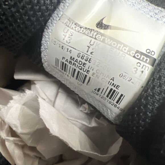 Nike Air Max Tailwind 7 Running Sneakers Size 13 Black Gray Trainers 683632-103 - Picture 6 of 8